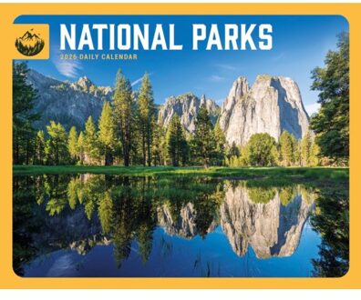 National Parks Box Calendar 2026 - Tagesabreißkalender (Browntrout) - Carousel Calendars
