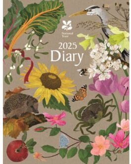 National Trust Illustrated Deluxe Diary A5 2025 - Calendars, Carousel