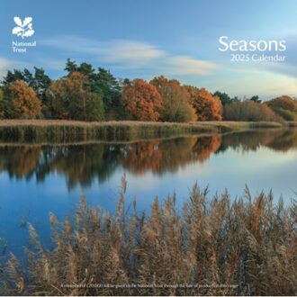 National Trust Seasons Square Wall Calendar 2025 - Calendars, Carousel