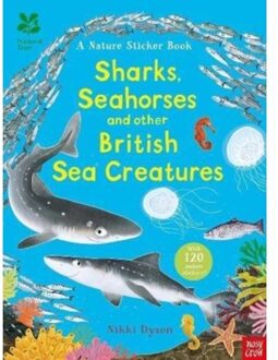 National Trust: Sharks, Seahorses And Other British Sea Creatures - National Trust Sticker - Nikki Dyson