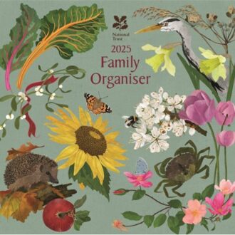 National Trust Week-To-View Planner Wall Calendar 2025 - Calendars, Carousel