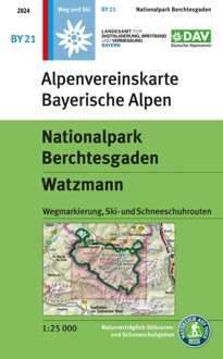 Nationalpark Berchtesgaden, Watzmann - Dav Alpenvereinskarten