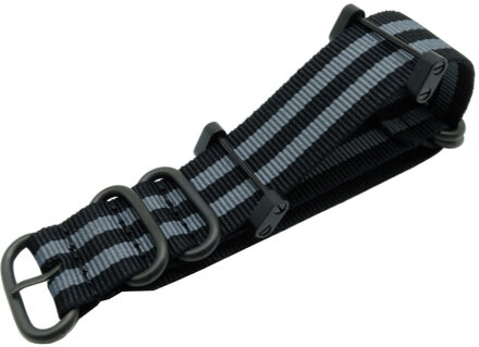 nato lange Suunto Core Nylon Strap Band Kit w Lugs Adapters 24mm Zulu Horlogebanden nylon smart armband voor mannen blackGrey