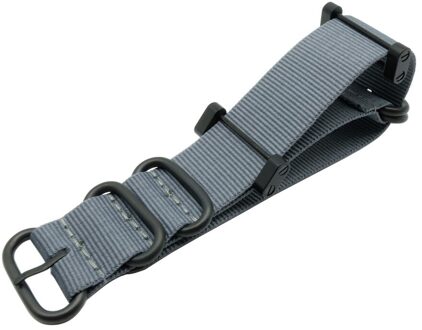 nato lange Suunto Core Nylon Strap Band Kit w Lugs Adapters 24mm Zulu Horlogebanden nylon smart armband voor mannen Grijs