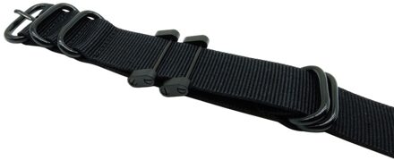 nato lange Suunto Core Nylon Strap Band Kit w Lugs Adapters 24mm Zulu Horlogebanden nylon smart armband voor mannen Zwart