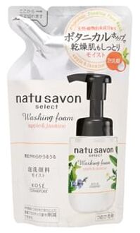 Natu Savon Select Washing Foam Apple & Jasmine 160ml Refill