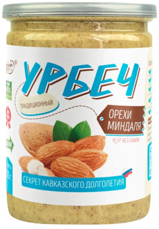 Natural almond paste without sugar, without palm oil, TM #Spread_nut 230 grams, healthy food, food, vegan products, healthy foo