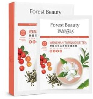 Natural Botanical Series Wenshan Turquoise Tea Repairing Mask 3 pcs 3 pcs