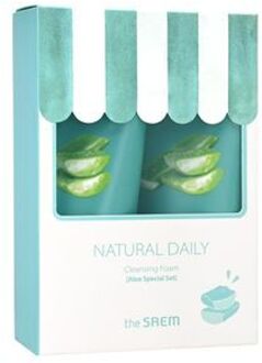 Natural Daily Cleansing Foam Special Set - 4 Types Aloe