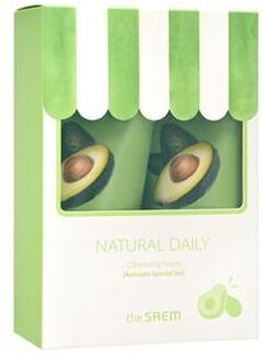 Natural Daily Cleansing Foam Special Set - 4 Types Avocado