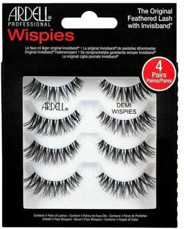 Natural Demi Wispies Multipack 4 Pairs Of Black