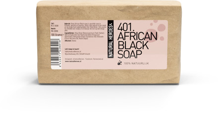 Natural Heroes African Black Soap (100% natuurlijk) 100 gram