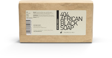 Natural Heroes African Black Soap (Palmolie-Vrij) 100 gram