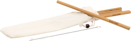 Natural Heroes Bamboe Rietjes met Schoonmaakborstel