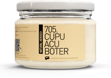 Natural Heroes Cupuaçu Butter (Koudgeperst & Ongeraffineerd )
