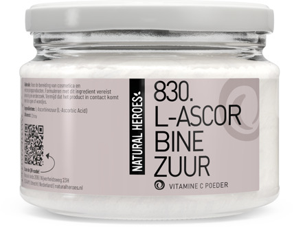 Natural Heroes L-Ascorbinezuur 100% - (Vitamine C Poeder)
