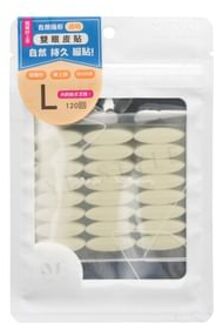 Natural Invisible Transparent Double Eyelid Tape L 120 pcs