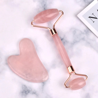 Natural Jade Rose Quartz Massager Face Removal Roller Massager Facial Stone Massage Skin Massager Tool mask for face fashion