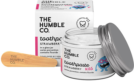 Natural Kinder Tandpasta Potje - Aardbei - 50 ml