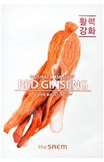 Natural Mask Sheet - 25 Types #01 Red Ginseng