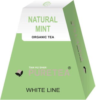 Natural Mint White Line 36 stuks Korte THT