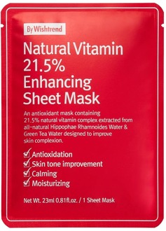 Natural Vitamin 21.5 Enhancing Sheet Mask 23ml (Set van 10 stuks)