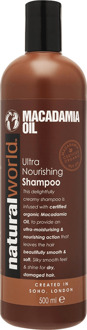 Natural World Shampoo Natural World Macadamia Oil Ultra Nourishing Shampoo 500 ml