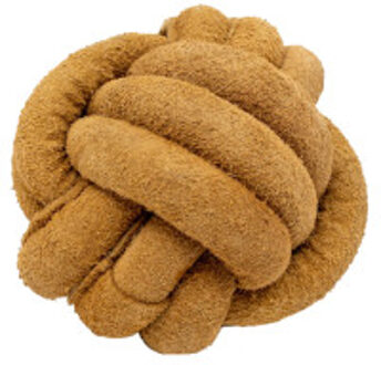 Naturals leren bal voor de hond Medium