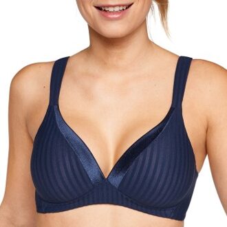 Naturana Everyday Wednesday Striped Soft Bra * Actie * Beige,Wit,Blauw - A 75,A 80,A 85,B 75,B 80,B 85,B 90,B 95,C 75,C 80,C 85,C 90,C 95,D 75,D 80,D 85,D 90,D 95