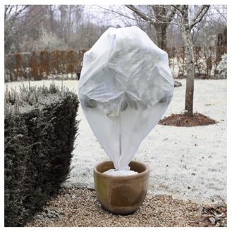 Nature 6x Plantenhoes wit 75 x 48 cm anti-vorst bescherming