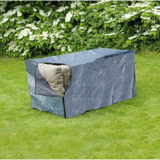 Nature Beschermhoes voor tuinkussens 150x75x75 cm Grijs