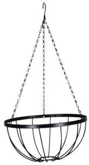 Nature Hanging basket smeedijzer zwart H19xeen halve dia. 40cm