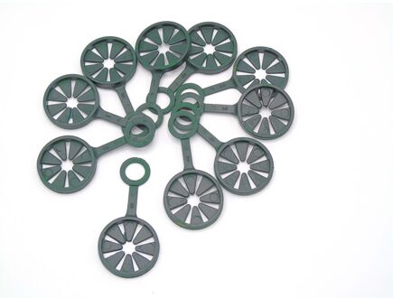 Nature Kunststof Ring - Voor Wigwamconstructie van 3 plantstokken - dia. 11mm - 10 stuks