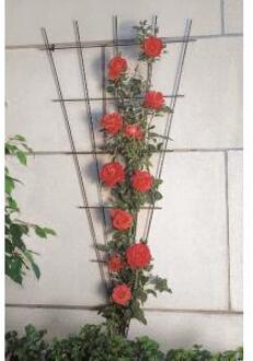 Nature Metalen klimrek V-vorm recht bruin