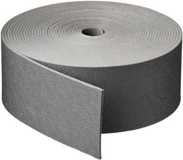 Nature Pakket van 2x stuks kunststof grasranden / borderranden grijs 10 m x 7,5 cm