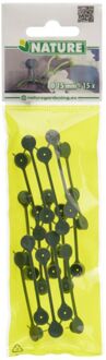 Nature Plantenklemmen - Klim-En Geleide Artikel - 0.6x0.8x6 cm Groen 15 stuks