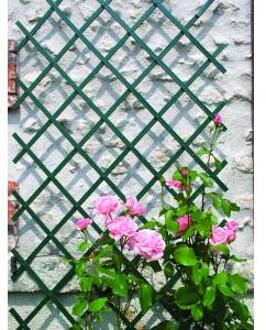 Nature Plantenklimrek 100x200 cm PVC groen 6040704