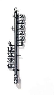 Nature Profielthermometer - Thermometer - 1x6x25 cm Zwart