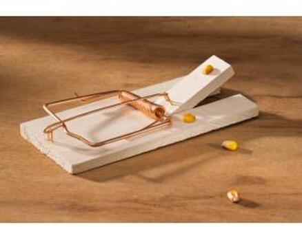 Nature Rattenval - 1x stuks - 17 cm - rattenklemmen - ongediertebestrijding