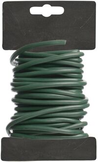 Nature Rubberband groen met ijzeren kern dia. 6mmx5m
