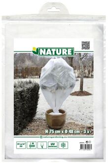 Nature Set van 3 winterovertrekken 30 g / m² - H 75 x Ø 48 cm - Wit