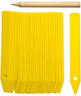 Nature Steeketiketten - 25x stuks - moestuin/groentetuin/kruidentuin - 10 cm
