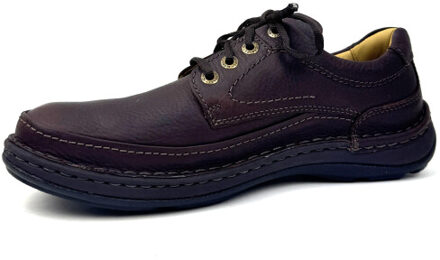 Nature Three Heren Veterschoenen - Mahogany Leather - Maat 43