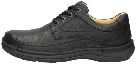 Nature Three Heren Veterschoenen - Zwart - Maat 44