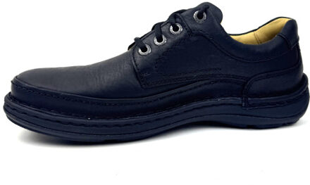 Nature Three Heren Veterschoenen - Zwart - Maat 44