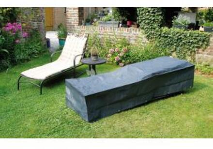 Nature Tuinmeubelhoes voor ligstoelen 205x78x40 cm Grijs
