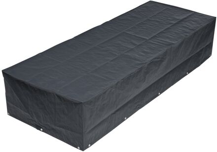 Nature Tuinmeubelhoes voor ligstoelen 205x78x40 cm Grijs