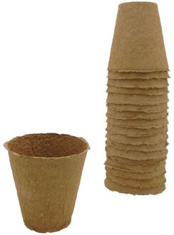 Nature Turfpotjes - 18 Stuks - 8,5x8x8 cm