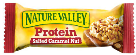 Nature Valley - Protein Gezouten Karamelnoten 40 Gram 12 Stuks