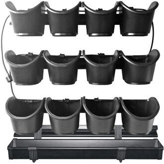 Nature Verticale Kruidentuin Starterskit Zwart